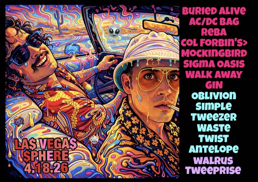 Setlist art for Phish — Sphere, 18 April 2026